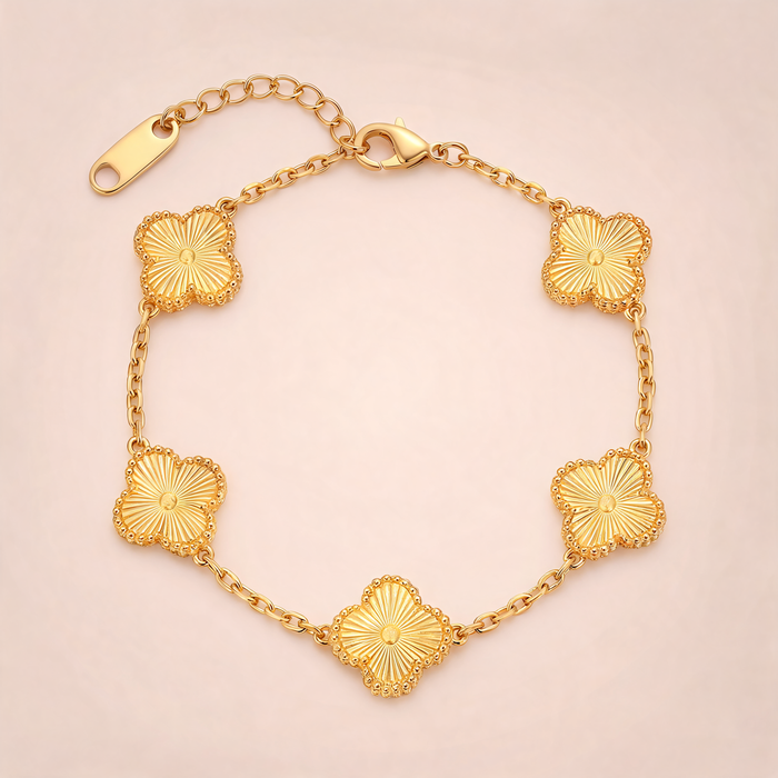 Bracelet Trèfle Doré