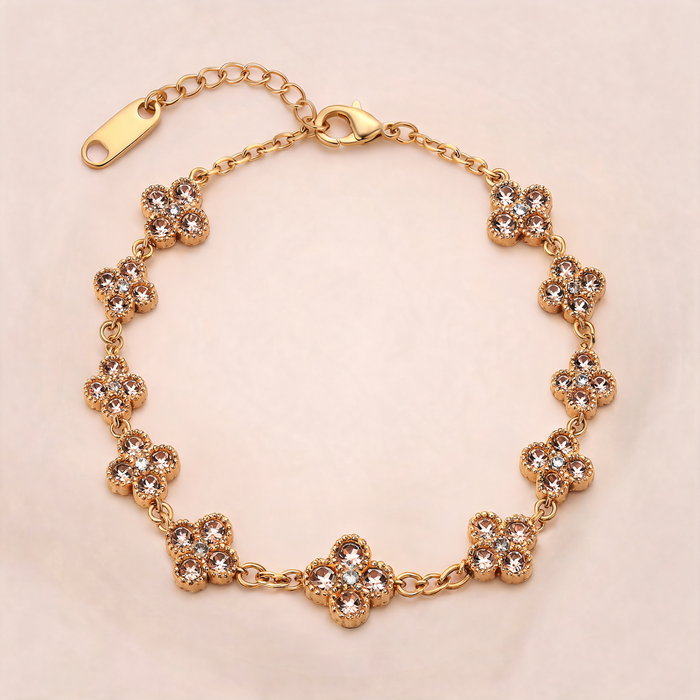 Bracelet Fleuri Champagne