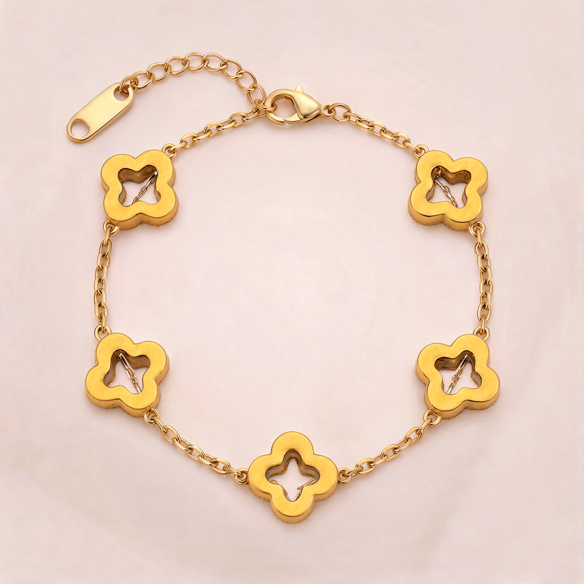 Bracelet Trèfle Ajouré