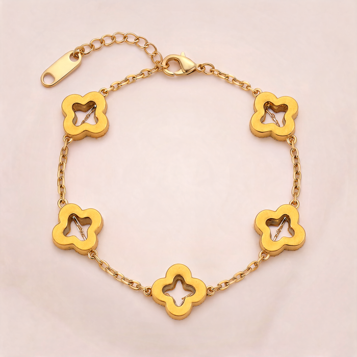 Bracelet Trèfle Ajouré