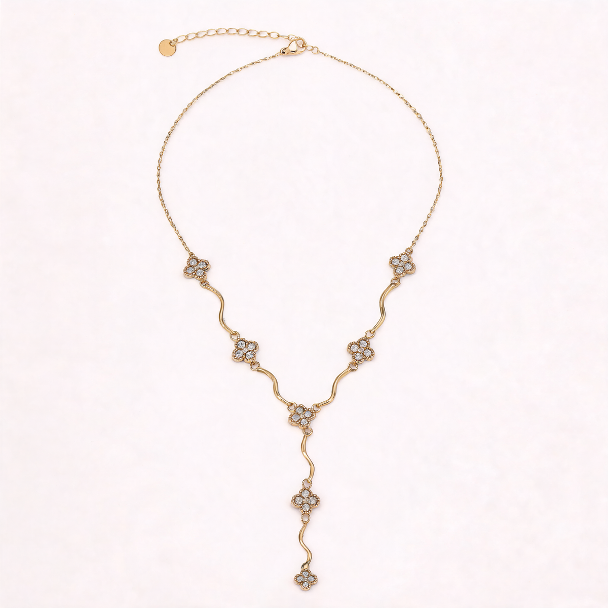 Collier Long Fleuri